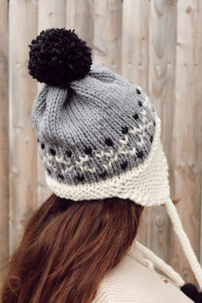Loom-Knit Earflap Hat – Lion Brand Yarn