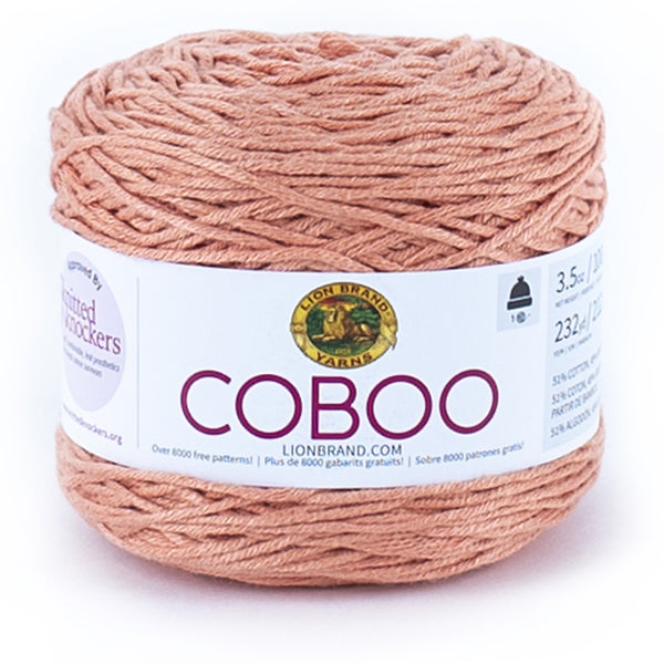 Lion Brand Coboo Yarn Taupe