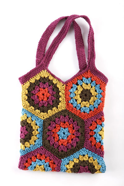 Hexagon Market Bag (Crochet) – Lion Brand Yarn