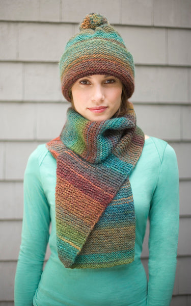 Hat And Scarf Pattern (Knit) - Version 2 – Lion Brand Yarn