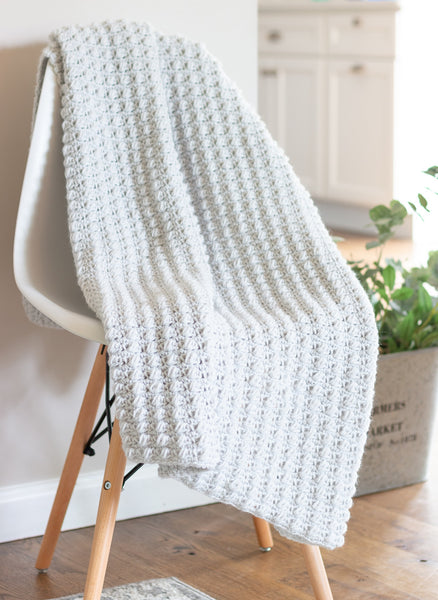 Crochet Kit - Textured Puff Blanket – Lion Brand Yarn