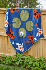 Crochet Kit - Tranquil Koi Pond Throw thumbnail