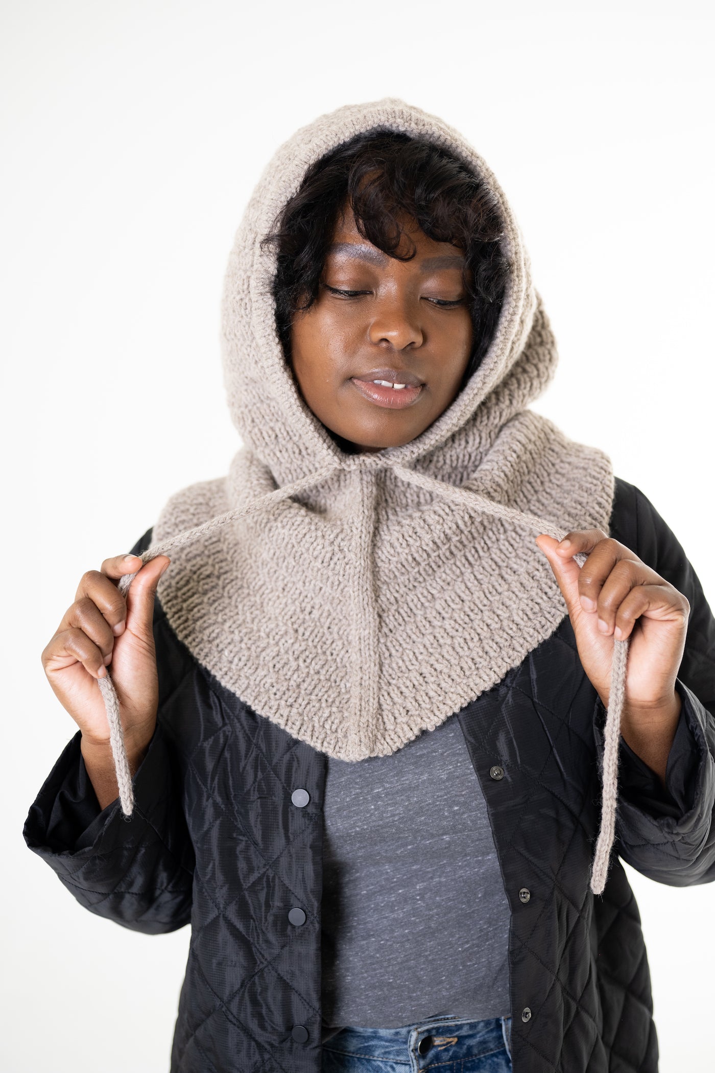 Inga Hood (Knit) – Lion Brand Yarn