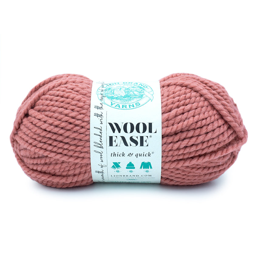 Lion Brand Yarn, Wool-Ease Thick & Quick, Super Bulky Yarn