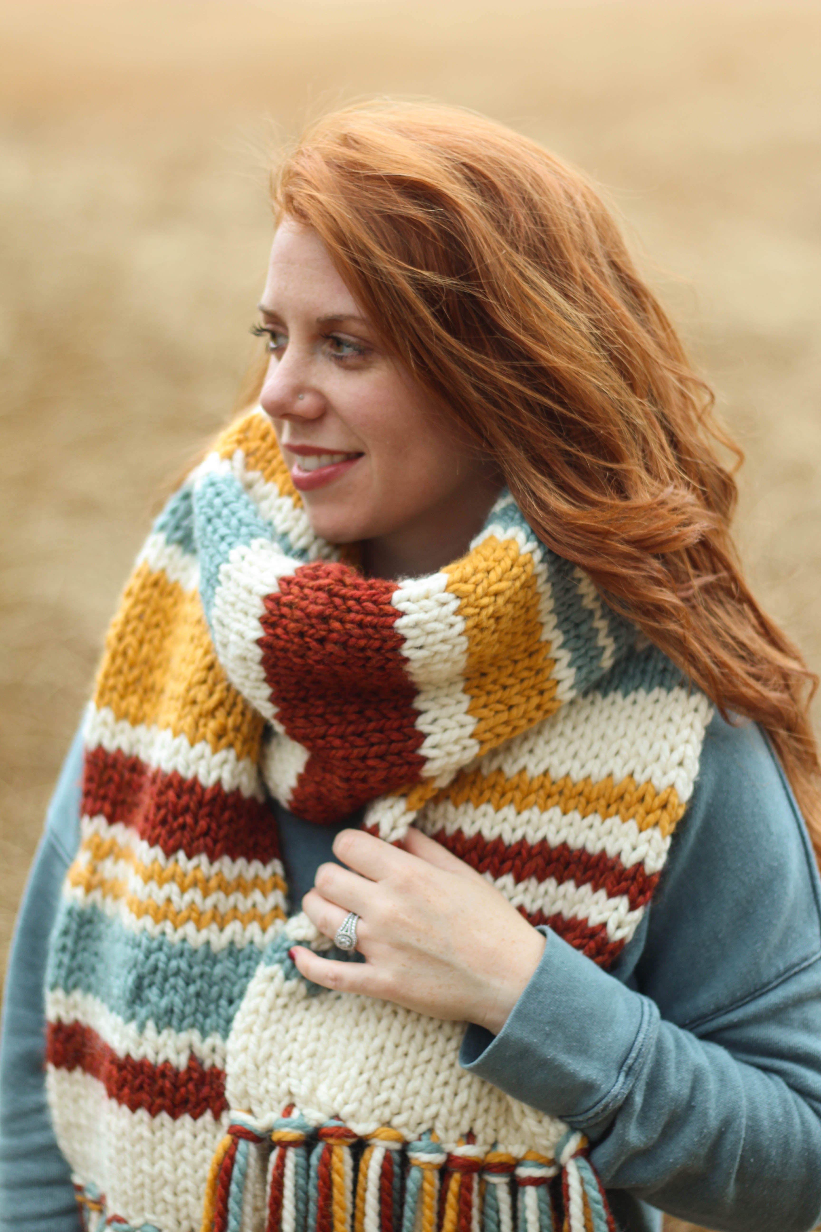 Knit Kit - Scrappy Hat and Scarf – Lion Brand Yarn