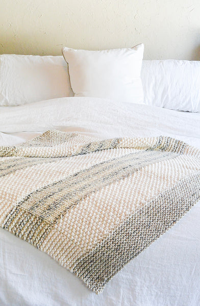 Knit Kit - Winterland Three Stitch Blanket – Lion Brand Yarn