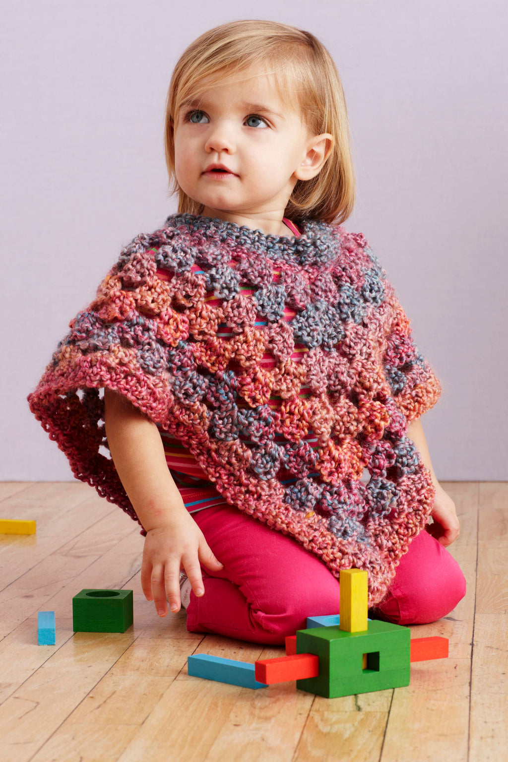 Baby Poncho Pattern (Crochet) - Version 2 – Lion Brand Yarn