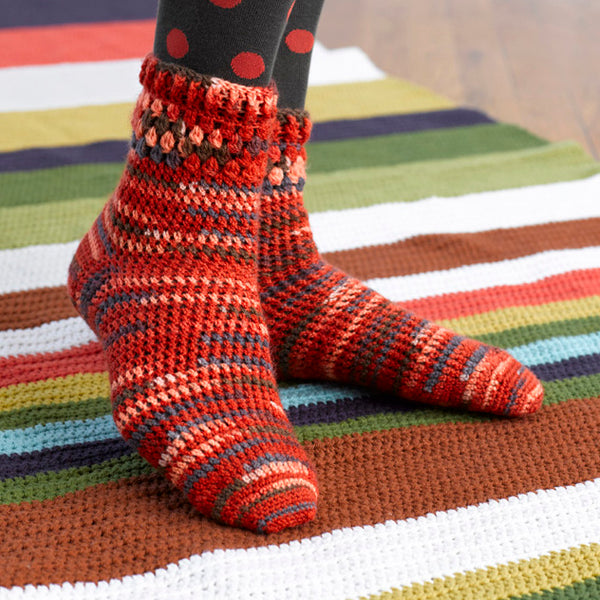 Crochet Socks Pattern – Lion Brand Yarn
