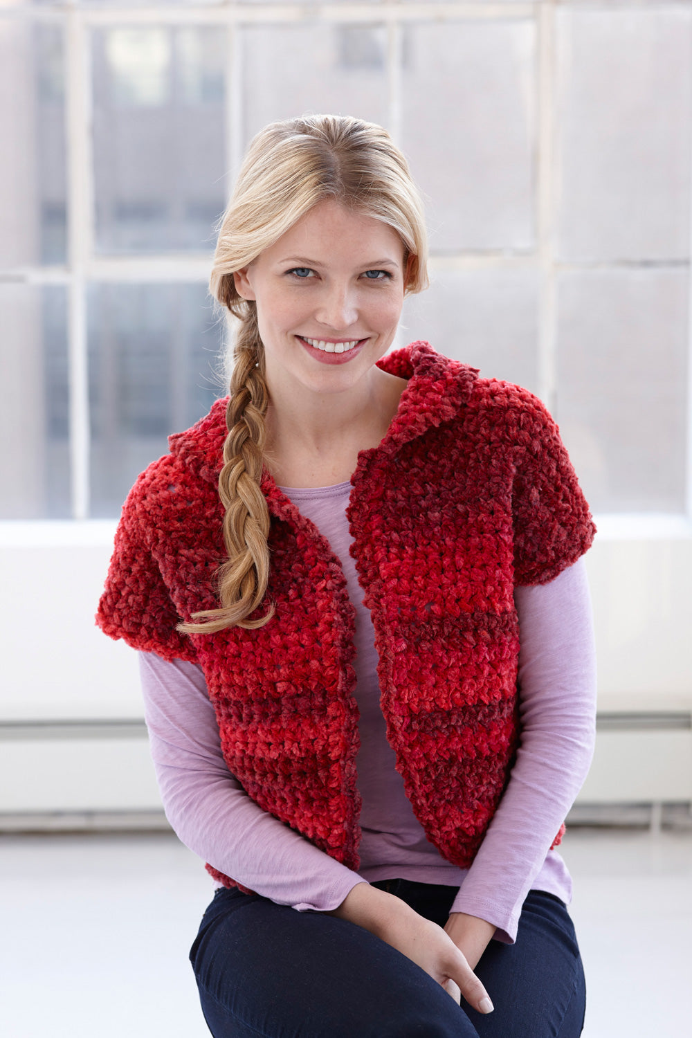 Crochet Romantic Bolero – Lion Brand Yarn