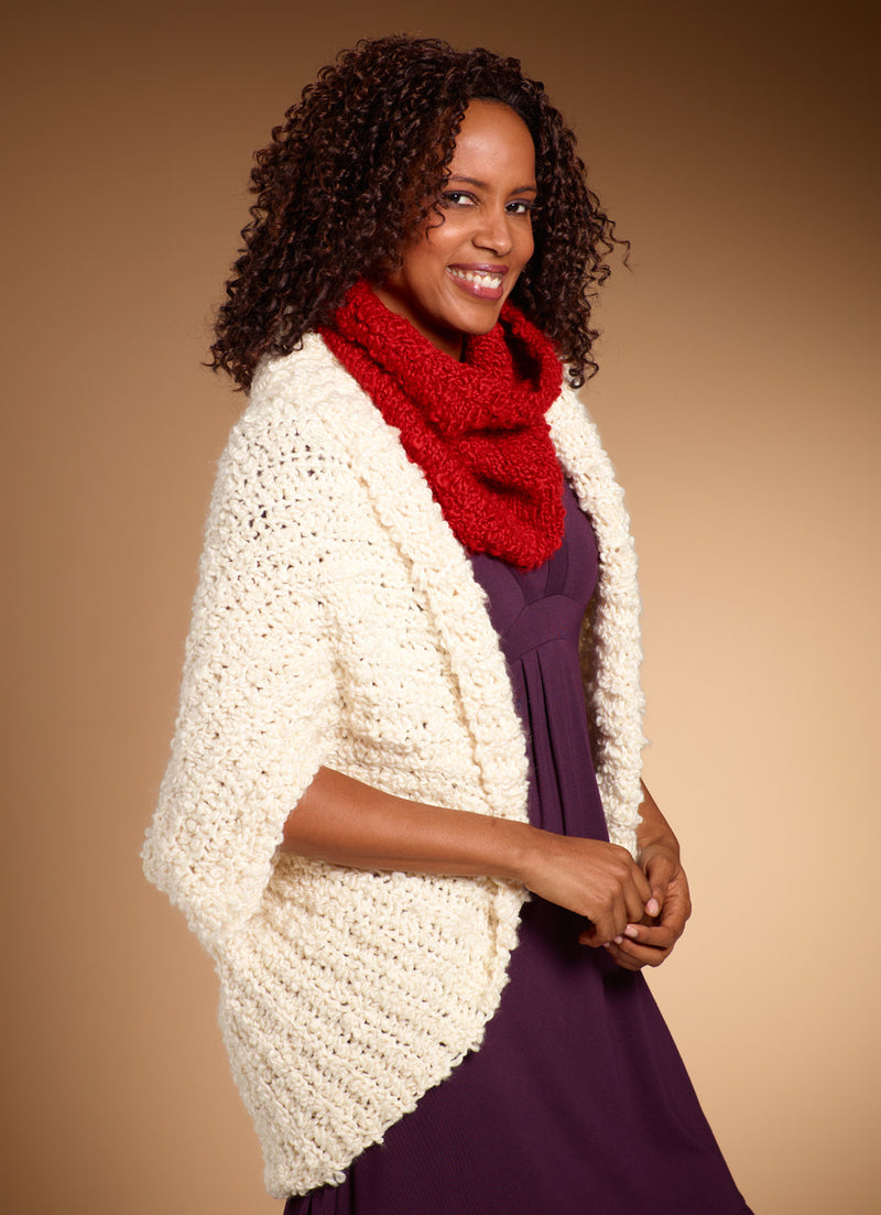 Simply Shrug (Crochet) – Lion Brand Yarn