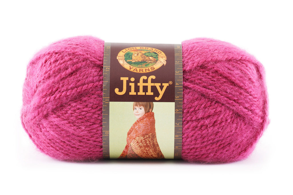 LION BRAND JIFFY Yarn Lot of 6/Six Shocking Pink Color BRAND NEW $34.99 -  PicClick