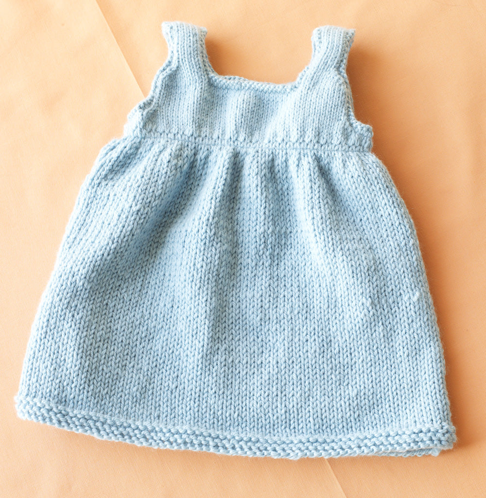 Baby Sweater Dress Pattern (Knit) – Lion Brand Yarn