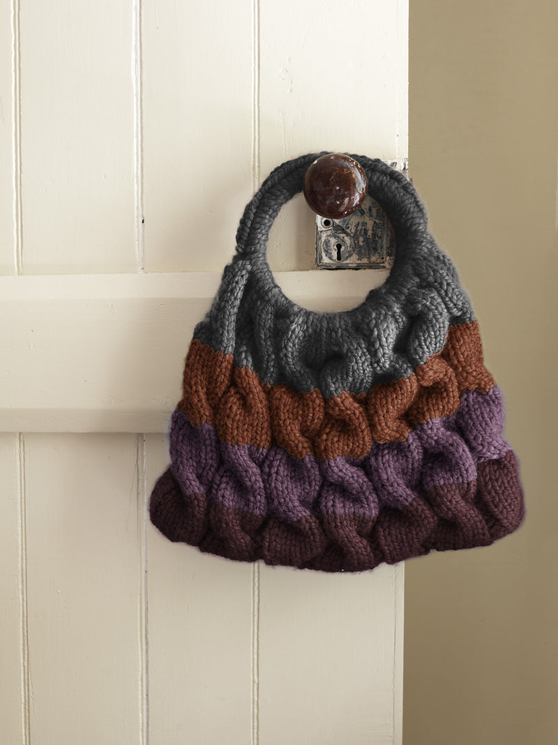 Cable Ready Bag (Knit) - Version 2 – Lion Brand Yarn