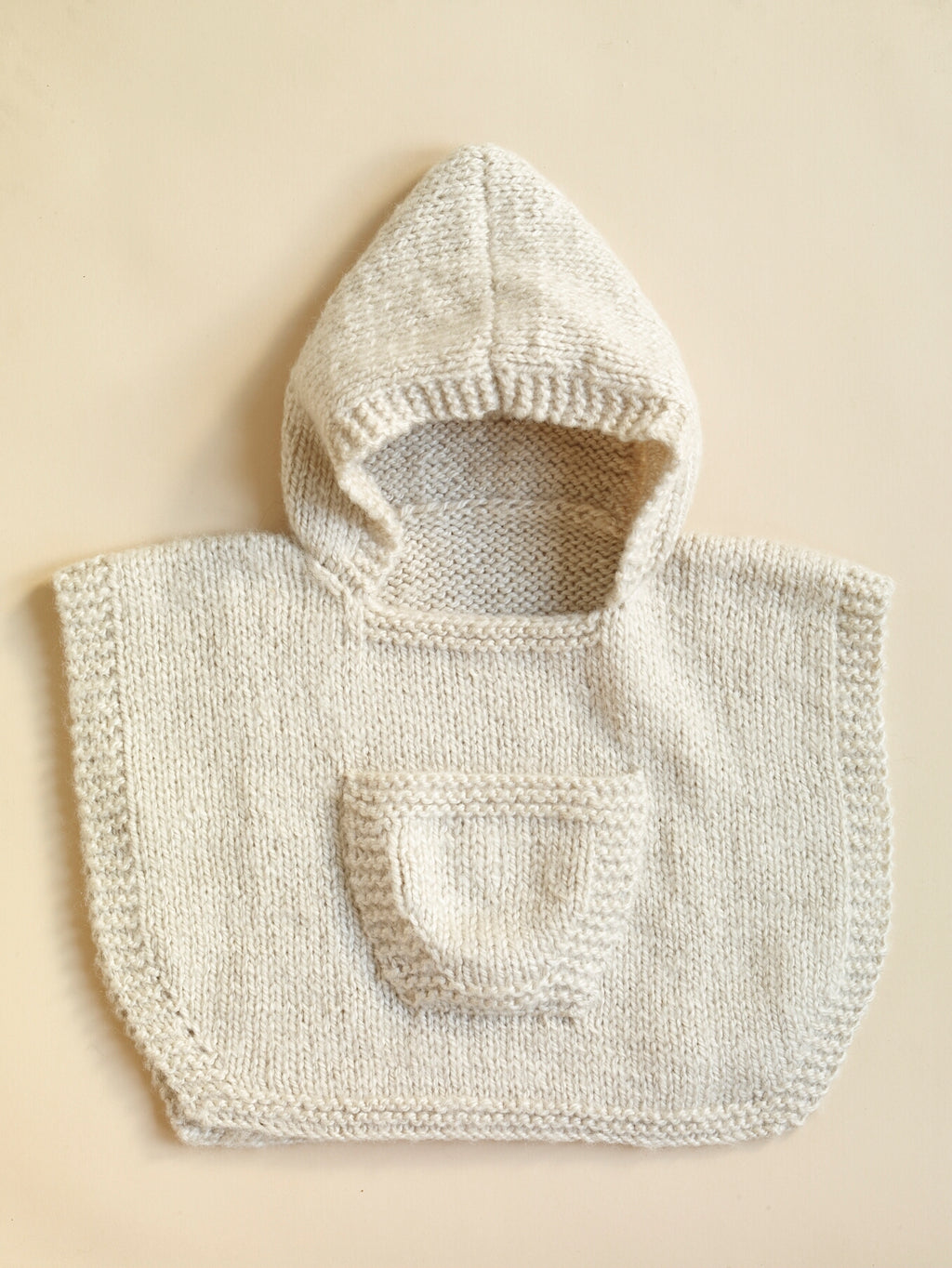 Hooded Baby Poncho Pattern (Knit) - Version 2 – Lion Brand Yarn