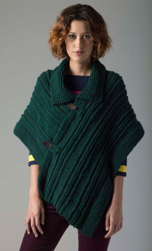 Level 1 Knit Poncho (Knit) – Lion Brand Yarn