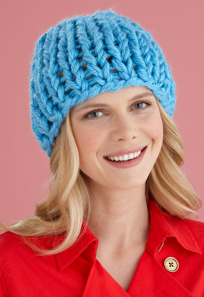 One Ball Beginner Hat (Knit) – Lion Brand Yarn