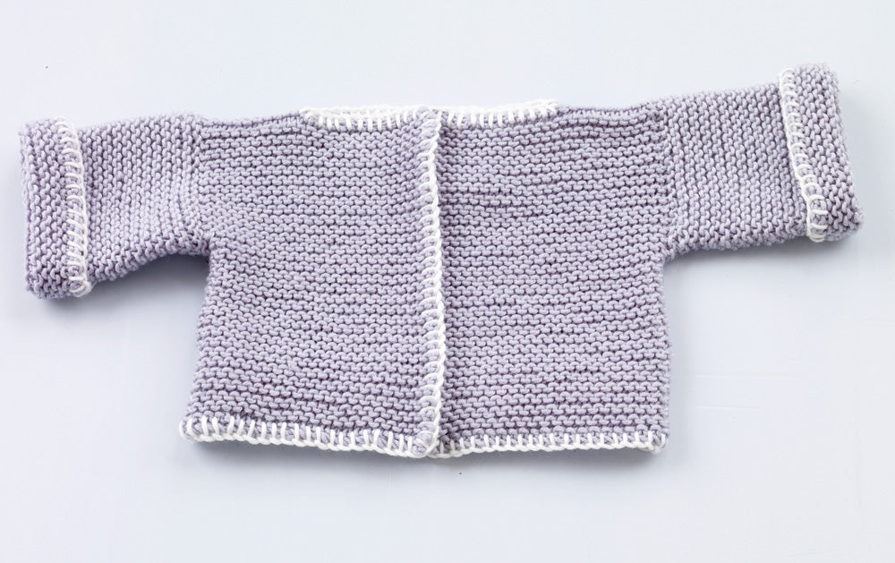 Loom Knit Baby Sweater Pattern – Lion Brand Yarn