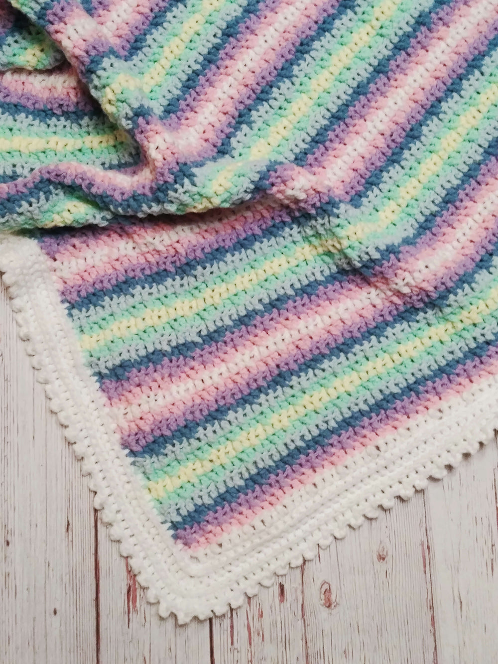 Rainbow Stripe Blanket (Crochet) – Lion Brand Yarn