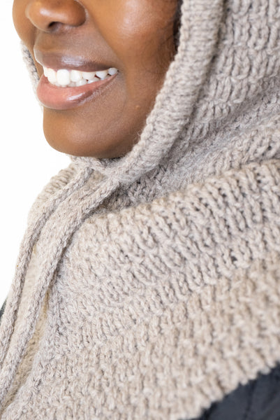 Inga Hood (knit) – Lion Brand Yarn