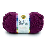 Lion Brand 24/7 Cotton 156 Mint Yarn 100% Mercerized Cotton 