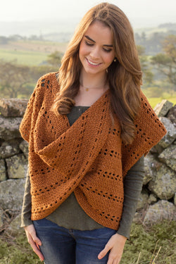 Crochet Kit - Cinnamon Roll Pullover Sweater – Lion Brand Yarn