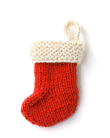 Garter Cuff Stocking Ornament (Knit) thumbnail