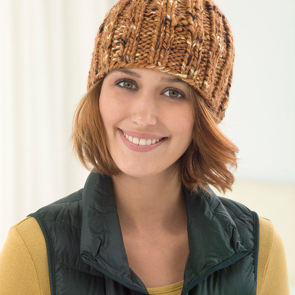 Beginner Hat and Scarf (Knit) – Lion Brand Yarn