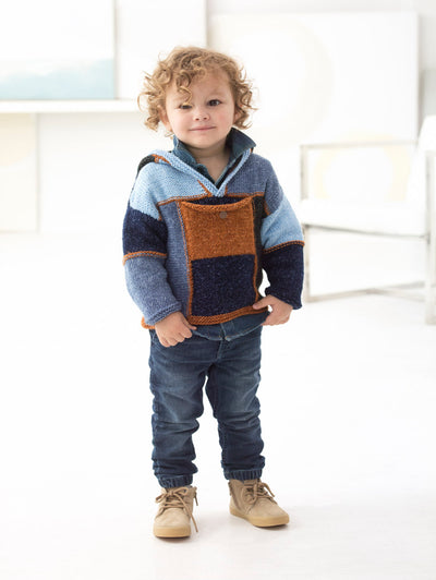Granville Hooded Pullover (Knit) – Lion Brand Yarn