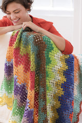 Cotswold Ripple Afghan (Crochet) – Lion Brand Yarn