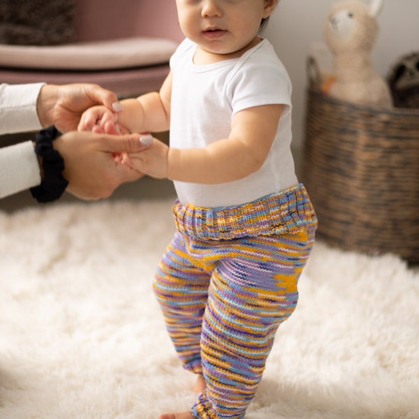 Baby Footed Pants sewing pattern | NB-6Y, Knit | PANDALOVE 1222 - PUPERITA
