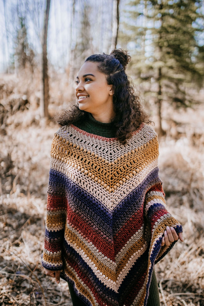 Crochet Kit - Wasilla Poncho (Adult) – Lion Brand Yarn